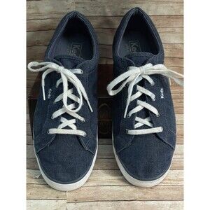 Women's Keds Original Canvas Tennis Shoes, Navy Size 9 Comfortable Sneakers